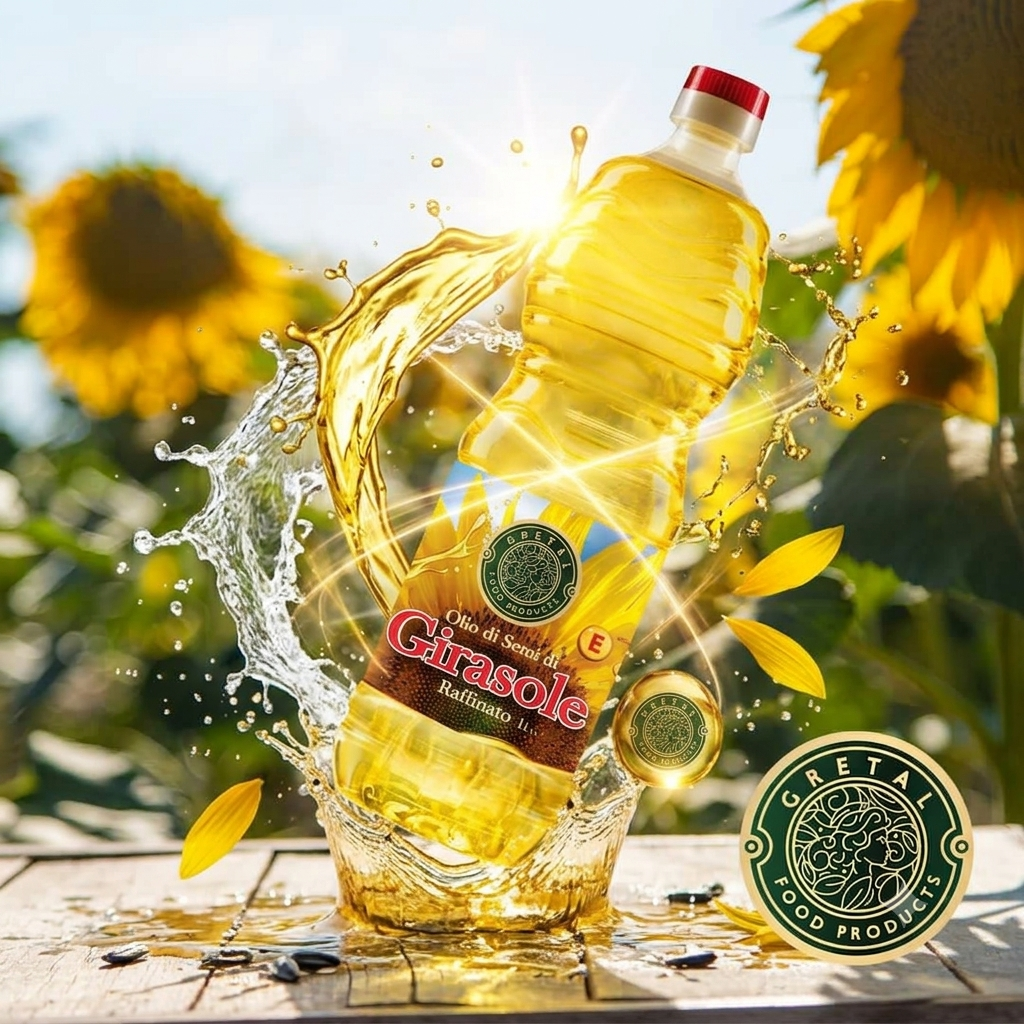 Conventional sunflower oil bulk supply for B2B food manufacturers